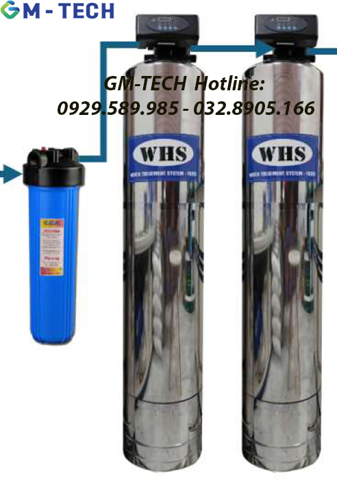 Lọc tổng 3 cấp cột inox 304