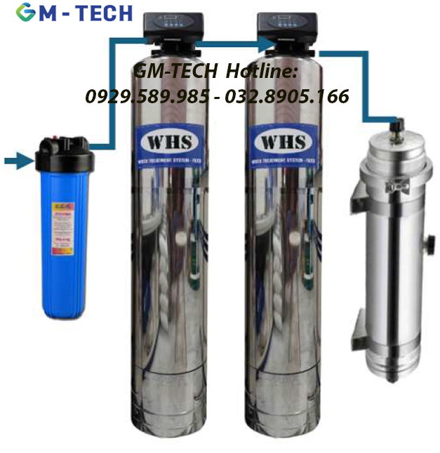 Lọc tổng 4 cấp cột inox 304