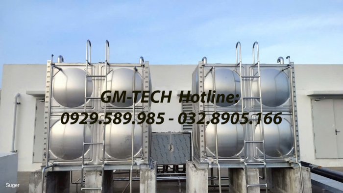 Bể inox lắp ghép theo yêu cầu